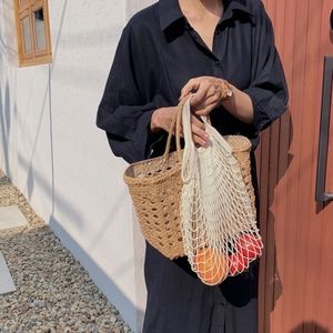 Ekolojee Eco Organic Mesh Shoulder Cotton Woven Ba